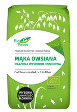 Mąka Owsiana Wysokobłonnikowa 400g - Bio Planet - EKO