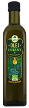 Olej lniany tłoczony na zimno 250 ml - Dary Natury (BIO)