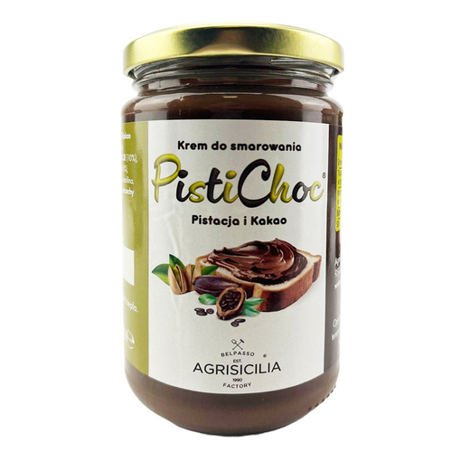 Krem pistacjowo kakaowy 340 G - Agrisicilia