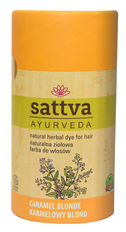 Henna karmelowy blond 150 g - Sattva