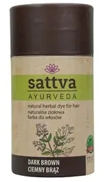 Henna ciemny brąz 150 g - Sattva