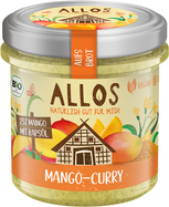 Pasta Kremowa z Mango i Curry Bezglutenowa 140g - Allos