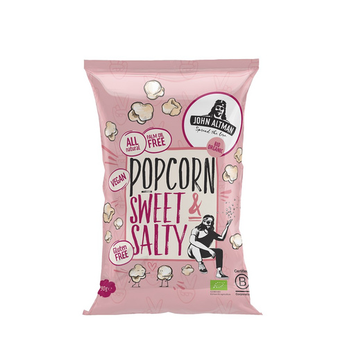 Popcorn o smaku słodko - słonym bezglutenowy 90 g - john altman (EKO)