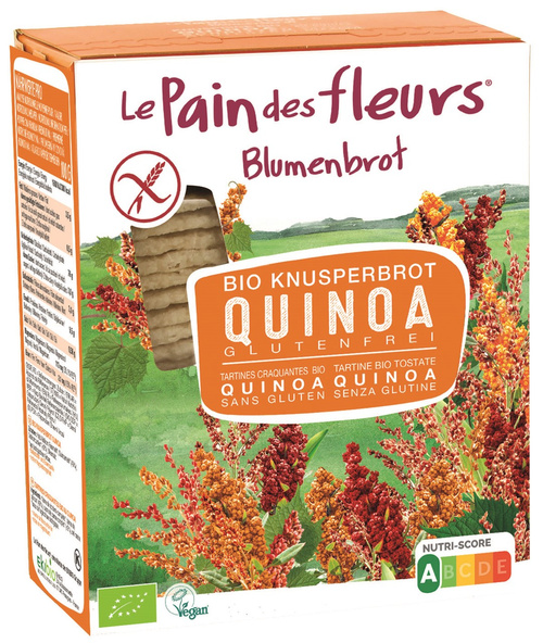 Pieczywo Chrupkie Quinoa Bezglutenowe Bio 150 G - Le Pain Des Fleurs