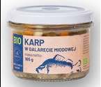 KARP W GALARECIE MIODOWEJ BIO 165 g (SŁOIK) - RYBY Z SERCA NATURY