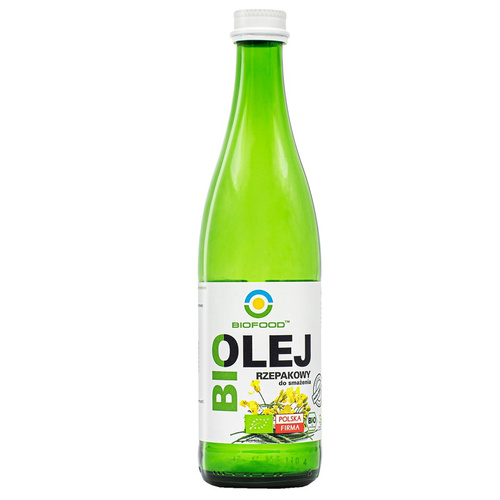 Olej Rzepakowy Do Smażenia 500 ml - BIO FOOD