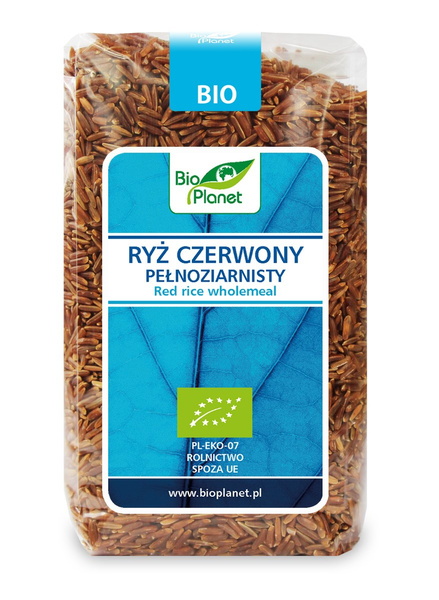 RYŻ CZERWONY PEŁNOZIARNISTY BIO 500 g - BIO PLANET