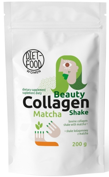 Shake kolagenowy z matchą 200 g - Diet-Food