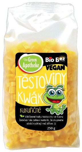 Makaron dla dzieci żabki kukurydziany bezglutenowy 250 g - Apotheke (BIO)