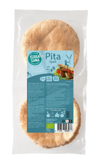 Chleb pita orkiszowy 560 g - Terrasana (EKO)