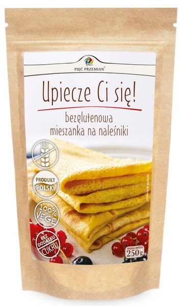 Bezglutenowa Mieszanka Na Naleśniki 250g - Pięć Przemian