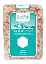 Sól Himalajska Różowa Gruba 600g - Crystalline Planet