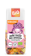 Żelki misie bez żelatyny bezglutenowe 100 g - Biominki (BIO)