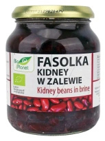 Fasolka czerwona kidney w zalewie 360 g (240 g) - Bio Planet (EKO)