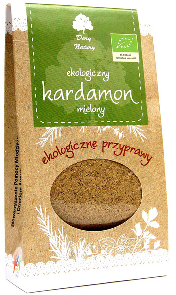 Kardamon mielony 50 g - Dary Natury (BIO)