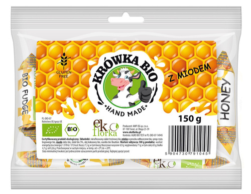 KRÓWKI Z MIODEM BEZGLUTENOWE BIO 150 g - EKOFLORKA