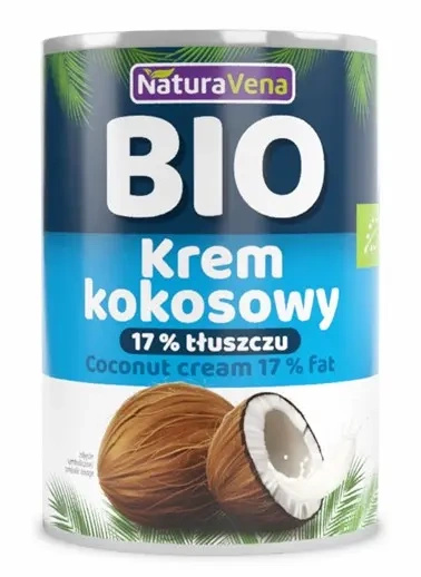 Krem kokosowy 17 % 400 ml - Naturavena (EKO)