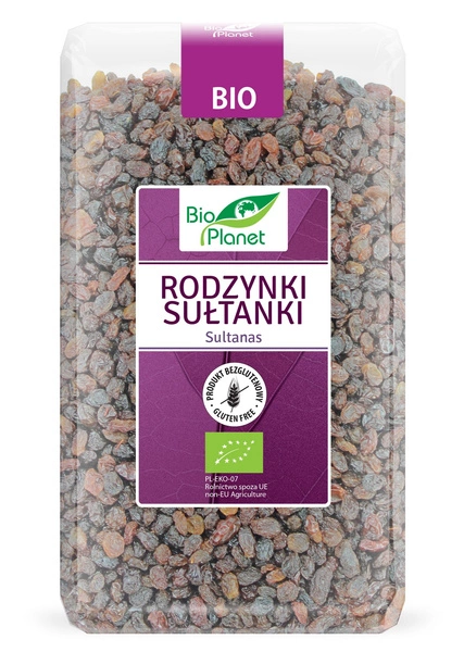 Rodzynki Sułtanki BIO 1kg - Bio Planet