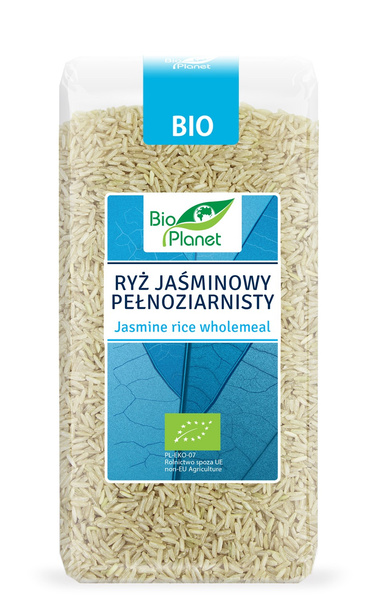 Ryż jaśminowy pełnoziarnisty 500 g - Bio Planet (BIO)