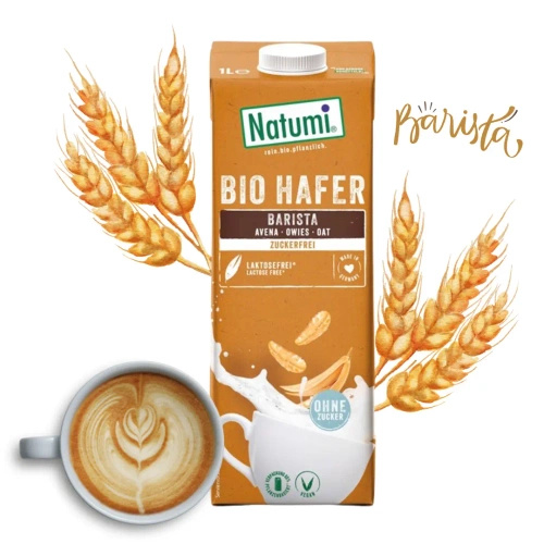 Napój owsiany barista bez cukru 1 l - Natumi (EKO)