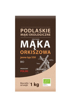 Mąka orkiszowa jasna (typ 550) 1 kg - Bio Life - Mąki Podlaskie (BIO)