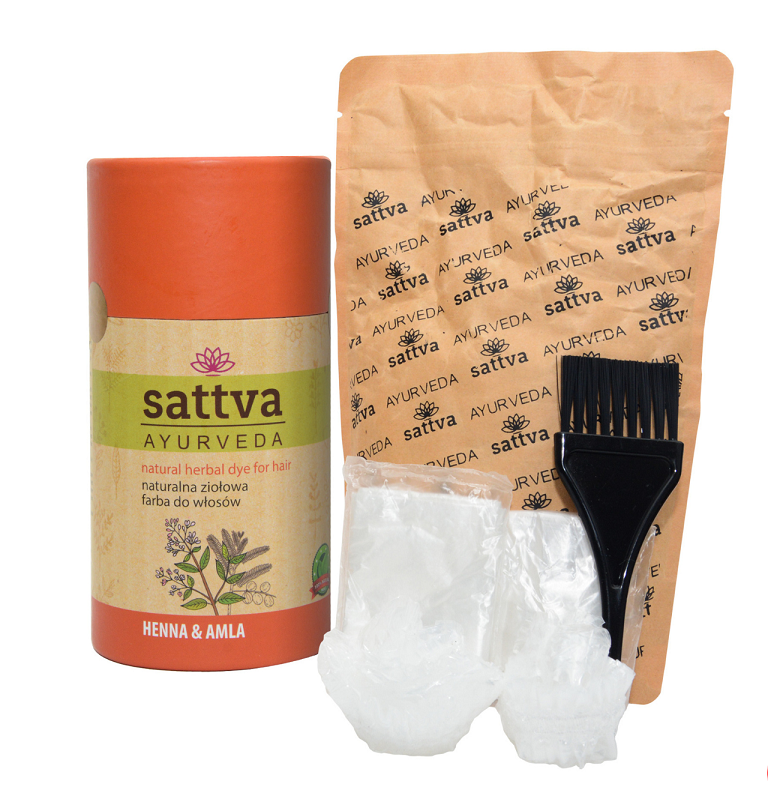 Henna z amlą 150 g - Sattva