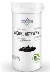Węgiel aktywny 60 szt. (180 mg) - Soul Farm