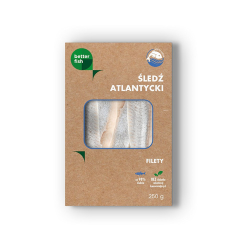 Śledź atlantycki filety a'la matjas w oleju 250 g - Better Fish