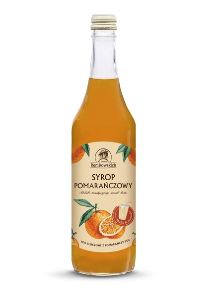 Syrop Pomarańczowy 500 Ml - Rembowscy