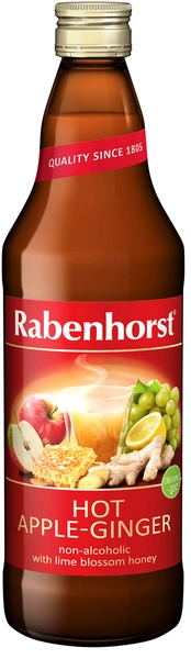 Grzaniec Bezalkoholowy Jabłko - Imbir - Miód Lipowy Bio 750 Ml -  RABENHORST 