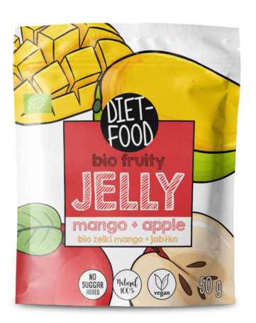 Żelki mango jabłko 50 g - DIET-FOOD (BIO)