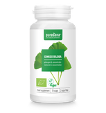 Miłorząb japoński (ginkgo biloba) (250 mg) 70 kapsułek - Purasana (BIO)