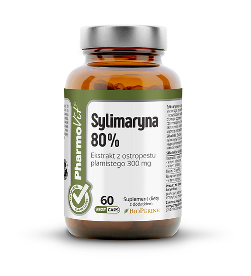 Sylimaryna (300 mg) bezglutenowa 60 kaps. - Pharmovit