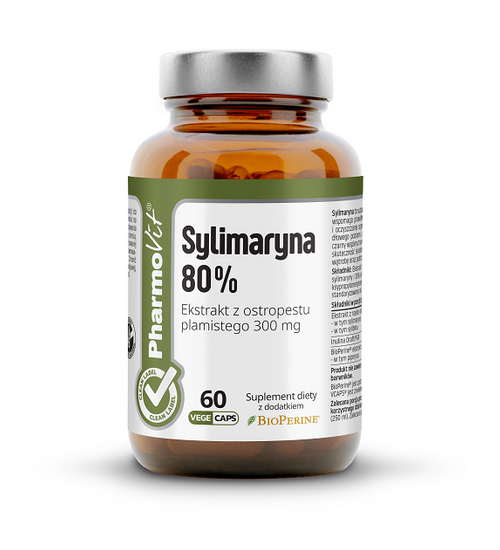 Sylimaryna (300 mg) bezglutenowa 60 szt. - Pharmovit