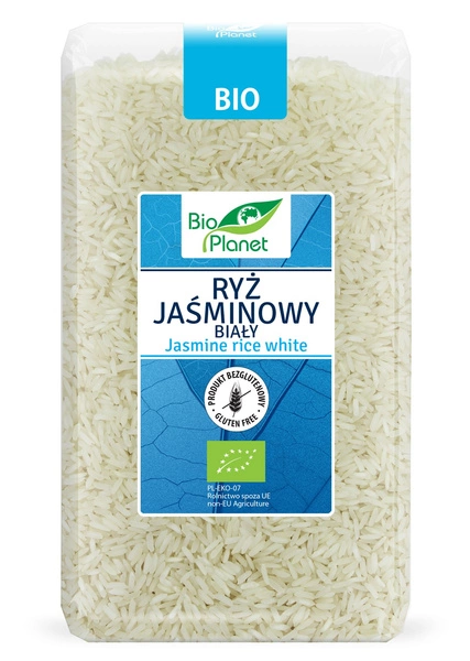 Ryż Jaśminowy Biały Bezglutenowy 1 kg - Bio Planet