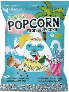Popcorn z Niebieskiej Kukurydzy z Olejem Kokosowym i Solą Himalajską 20g - POPCROP