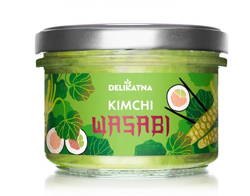 Kimchi Wasabi 200 G - Delikatna (Zakwasownia)