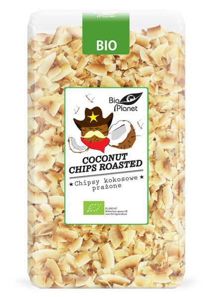 Chipsy kokosowe prażone 400 g - Bio Planet (EKO)