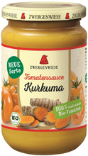 Sos z żółtych pomidorów z kurkumą bezglutenowy 340 ml - Zwergenwiese (BIO)