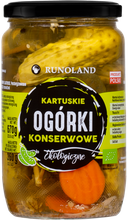 Ogórki konserwowe kartuskie 670 g (360 g) - Runoland (EKO)