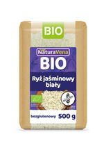 Ryż jaśminowy biały bezglutenowy 500 g - Naturavena (BIO)