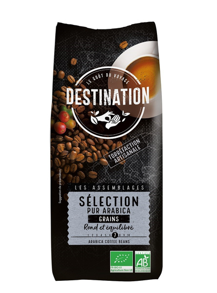 Kawa Sélection 100% Arabica Ziarnista 1kg - Destination