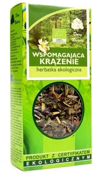 Herbatka wspomagająca krążenie 50 g - Dary Natury (BIO)