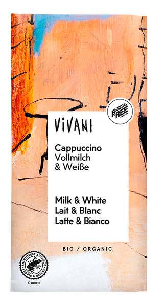 Czekolada o smaku cappuccino 100 g - Vivani (BIO)