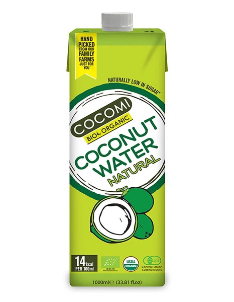 Woda Kokosowa Naturalna 100% 1L BIO EKO - COCOMI