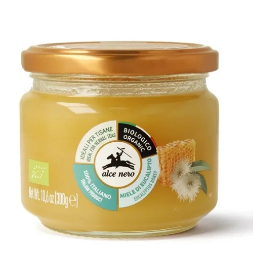 Miód nektarowy eukaliptusowy 300 g - Alce Nero (EKO)