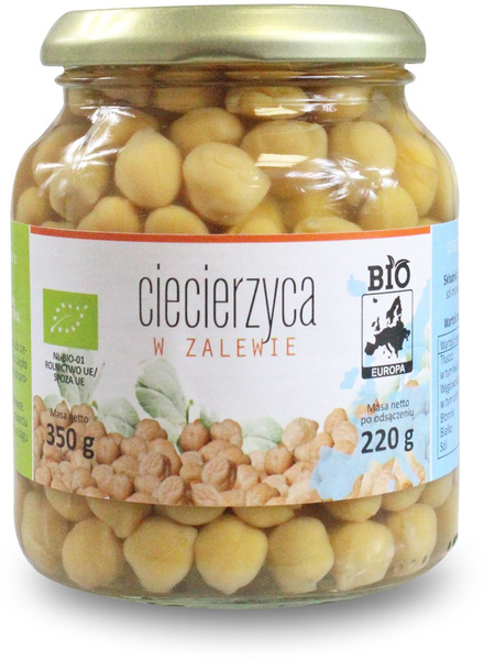 Ekologiczna Ciecierzyca w Zalewie 350g - BIO Europa