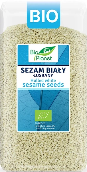 Sezam Biały Łuskany Bio 400 g - Bio Planet