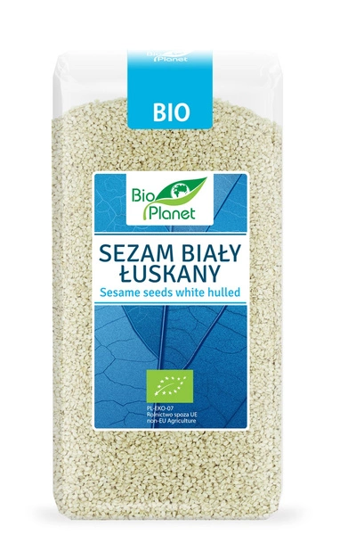 Sezam Biały Łuskany 250 g - Bio Planet - EKO