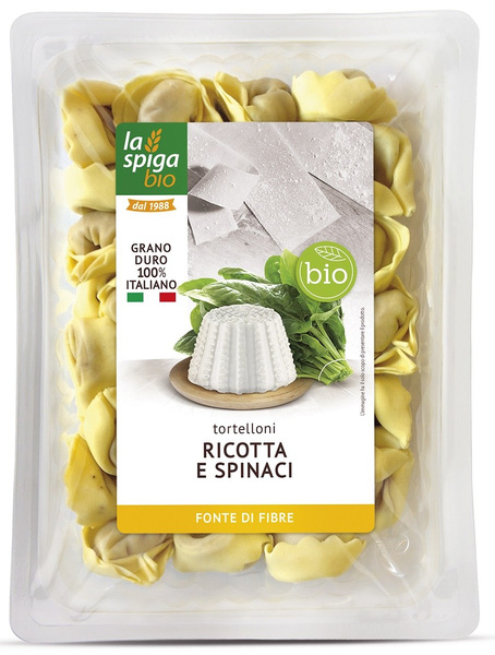 Tortelloni świeże z ricottą i szpinakiem 250 g - La Spiga (EKO)